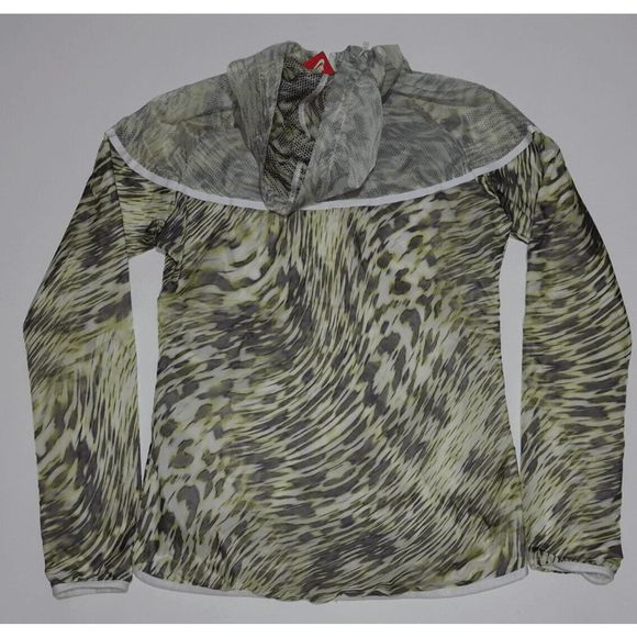 NEW Women's Medium NIKE TECH Hyperfuse Windrunner Jacket Coat Green 645017-702 - Picture 5 of 5